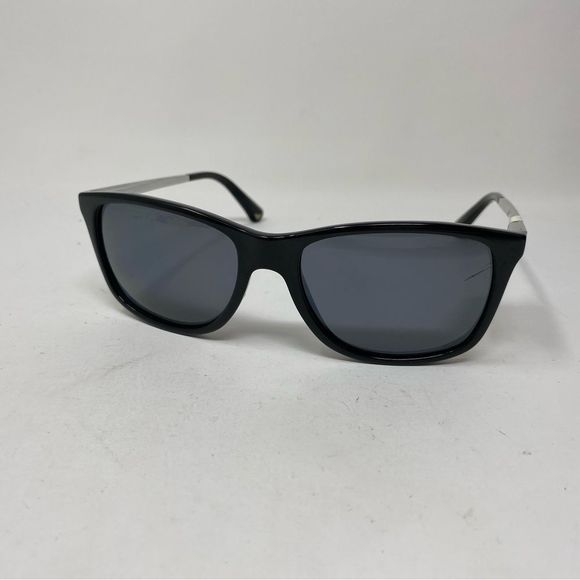 EMPORIO ARMANI POLARIZED SUNGLASSES EA 4023 5017/81 57/17/140 BLACK SILVER GRAY - Picture 4 of 10